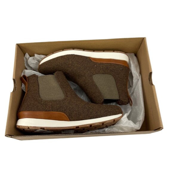 B.O.C. Kara Brown Wool Combo Fabric Womens Slip-On Boots Size 6 M Comfort Casual - Picture 4 of 5